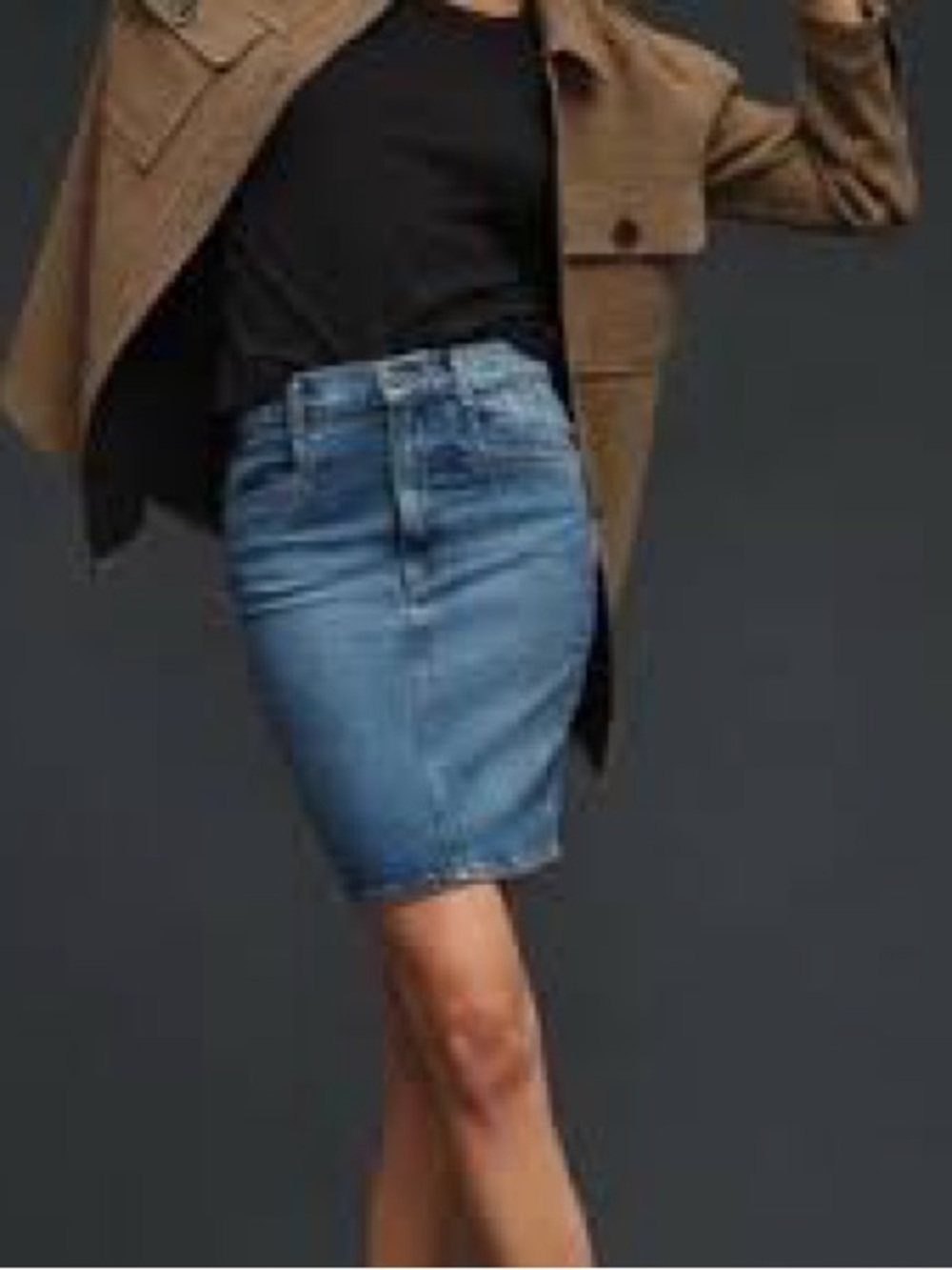 Favorite Daughter Jordie Denim Pencil Skirt